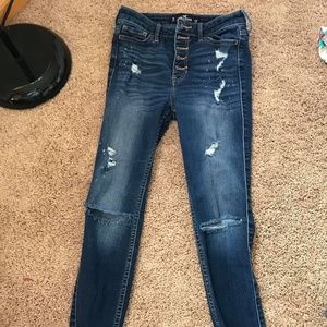 Girls High Rise Jeans Hollister